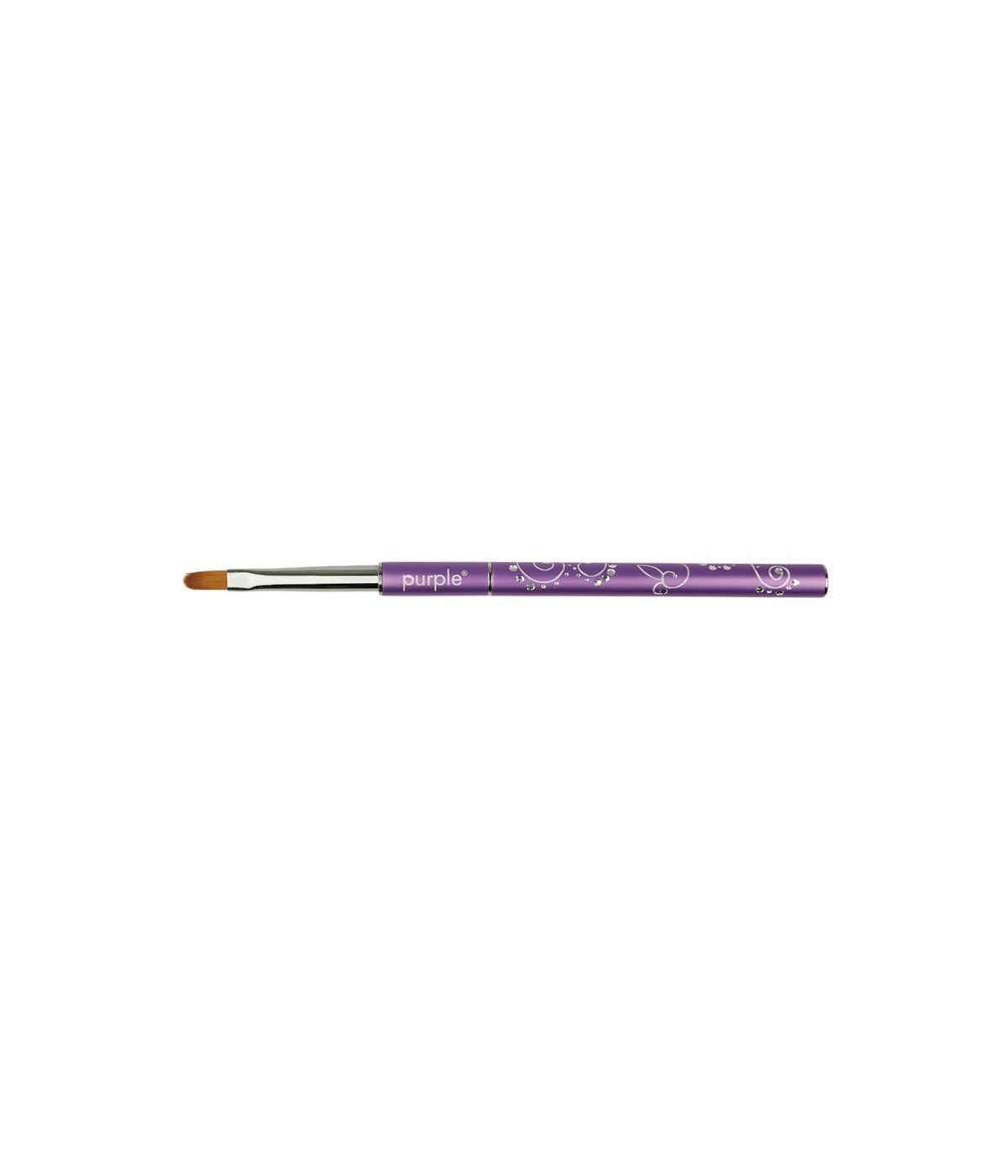 Pincel Nylon Oval para Gel #6 (metalico)