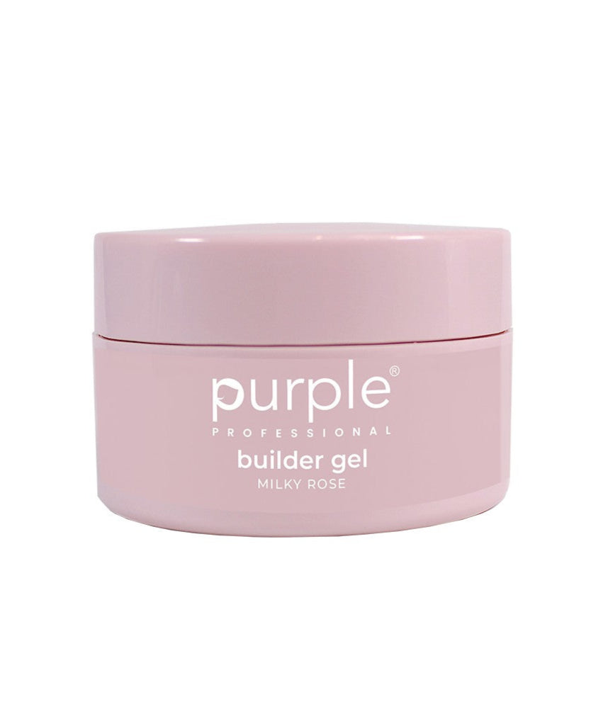 Purple - Builder Gel Milky Rose - 15gr
