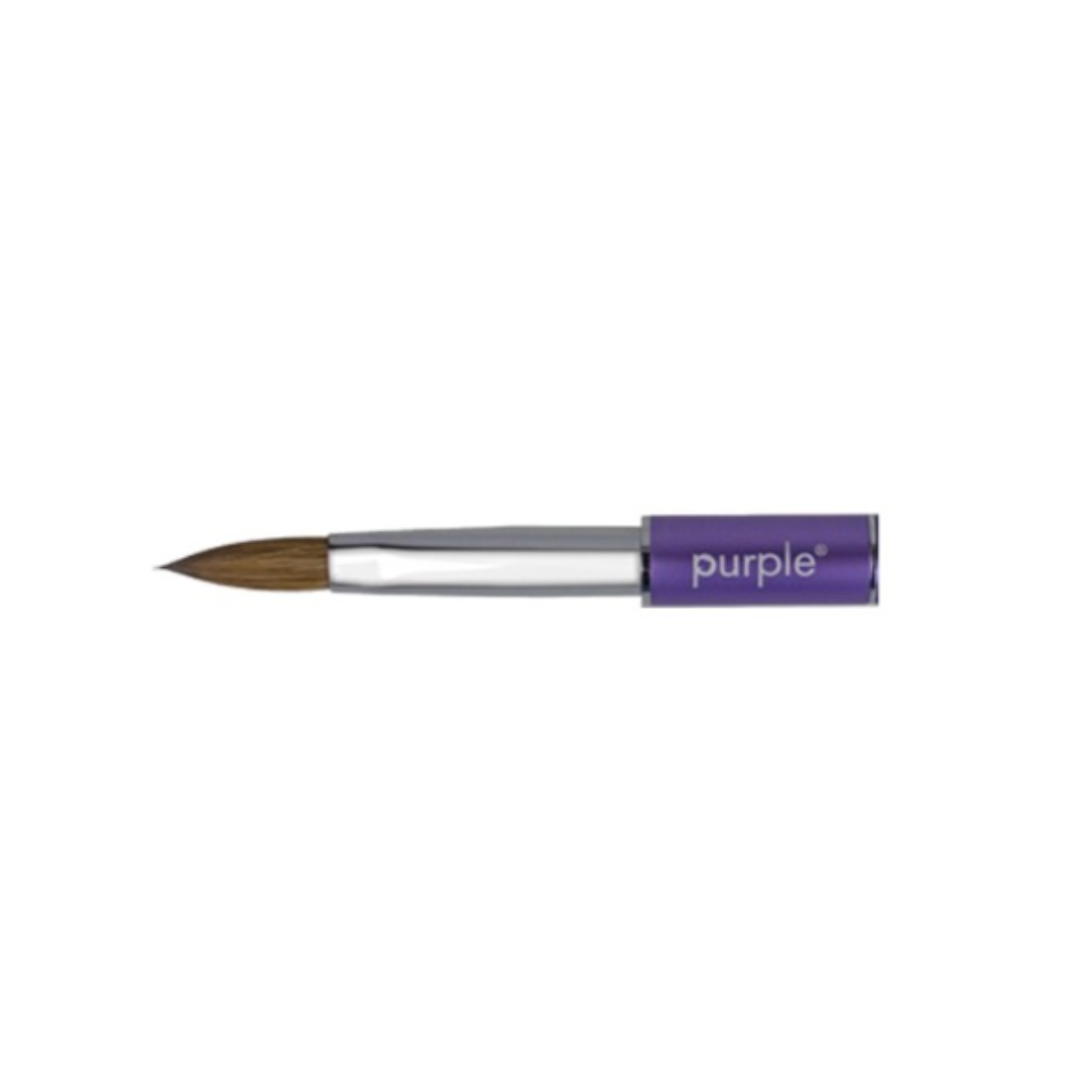 Pincel 100% Kolinsky Oval Acrilico- Metallic
