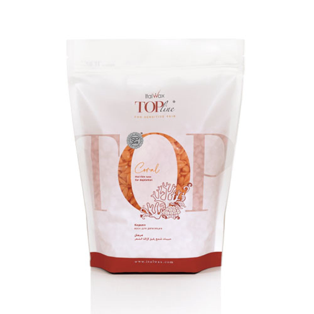 Cera Hot Film Granulada Top Line Coral 750gr - Italwax