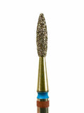 Double diamond carbide Golden Pro-Series ‘Flame’ Small (2,1mm)
