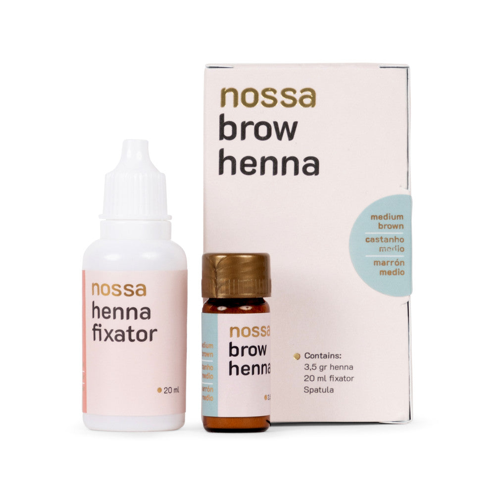 Henna Sobrancelhas Castanho Médio NOSSA